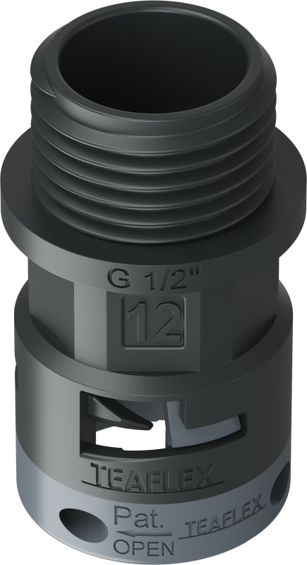 Raccordo Nero Ip66 Sm12 G 1/2