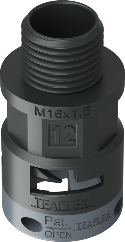 Raccordo Nero Ip66 Sm12 M16X1,5