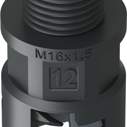 Raccordo Nero Ip66 Sm12 M16X1,5