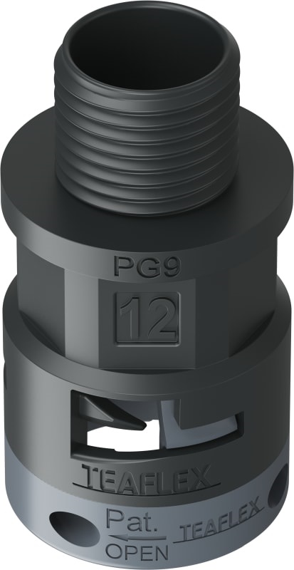 Raccordo Nero Ip66 Sm12 Pg09