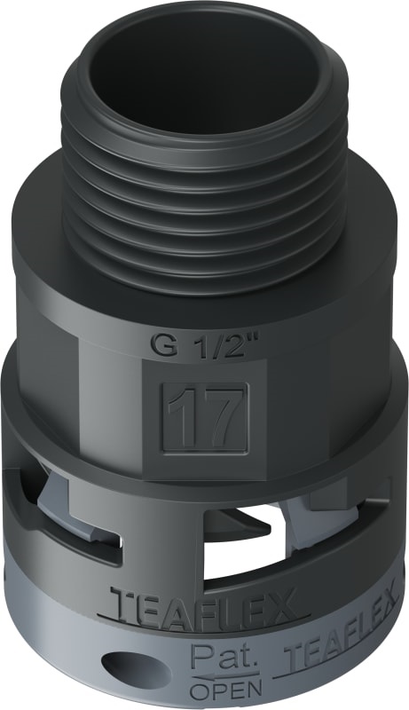 Raccordo Nero Ip66 Sm17 G 1/2