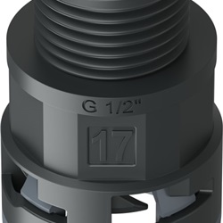 Raccordo Nero Ip66 Sm17 G 1/2