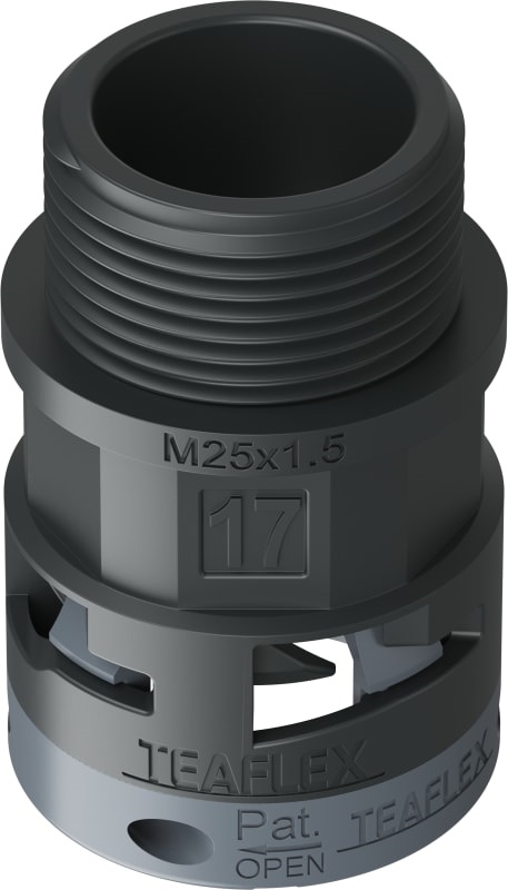 Raccordo Nero Ip66 Sm17 M25X1,5