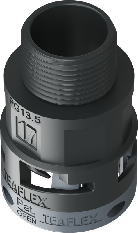 Raccordo Nero Ip66 Sm17 Pg13,5