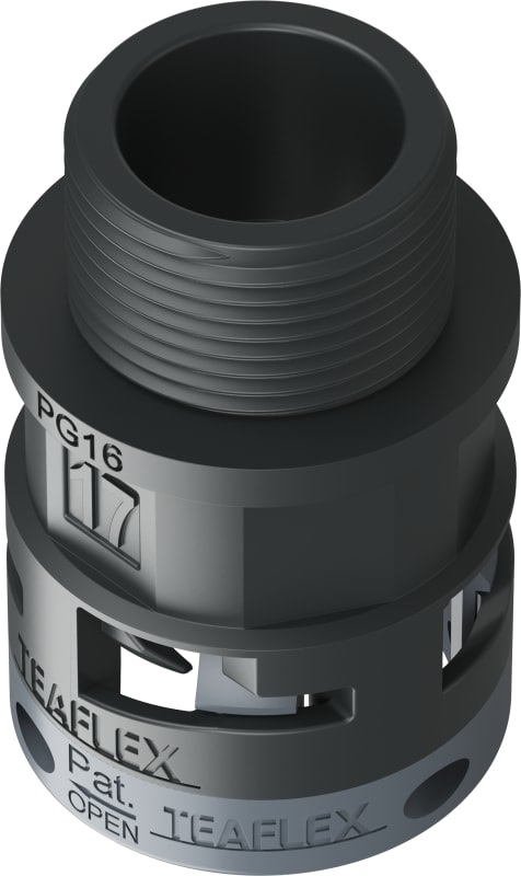 Raccordo Nero Ip66 Sm17 Pg16