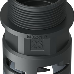Raccordo Nero Ip66 Sm23 M32X1,5