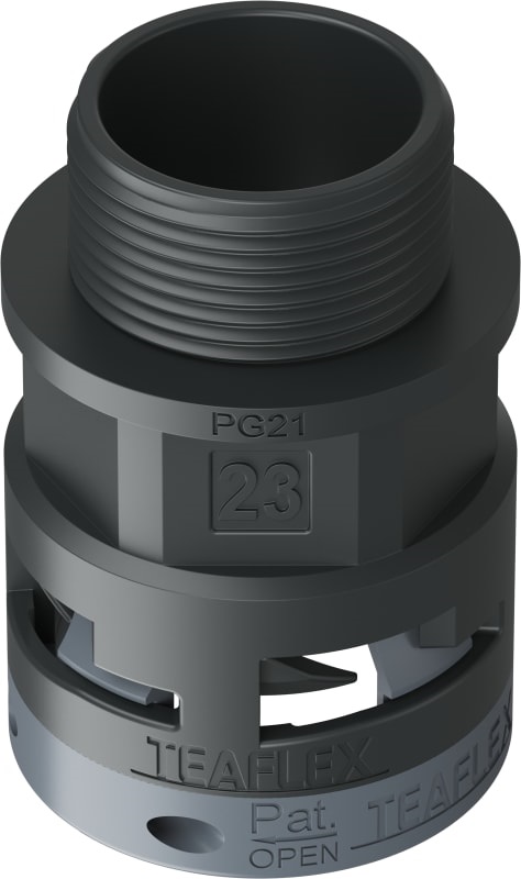 Raccordo Nero Ip66 Sm23 Pg21