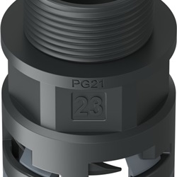 Raccordo Nero Ip66 Sm23 Pg21