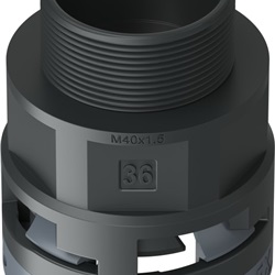 Raccordo Nero Ip66 Sm36 M40X1,5