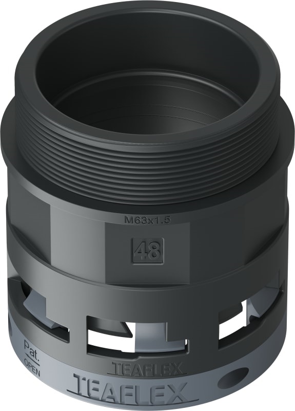 Raccordo Nero Ip66 Sm48 M63X1,5