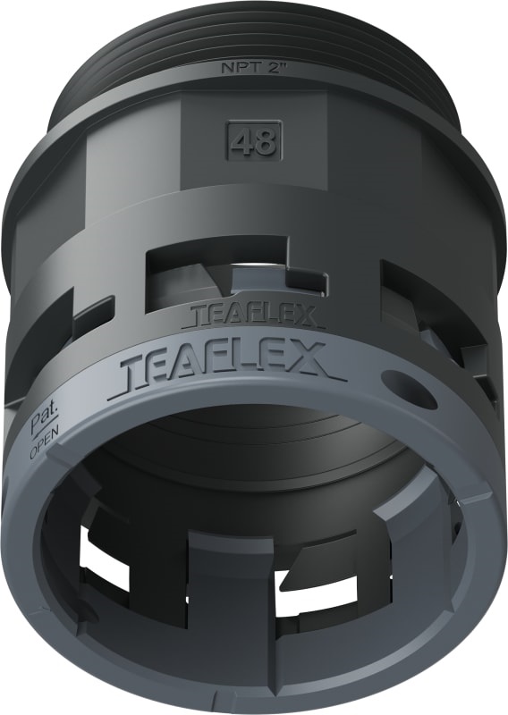 Raccordo Nero Ip66 Sm48 Npt2