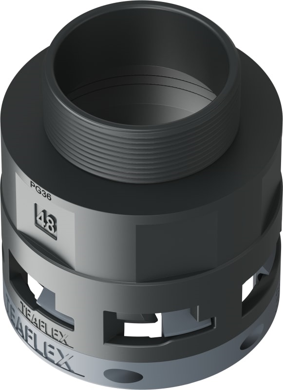 Raccordo Nero Ip66 Sm48 Pg36