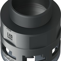 Raccordo Nero Ip66 Sm48 Pg36