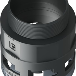 Raccordo Nero Ip66 Sm48 Pg42