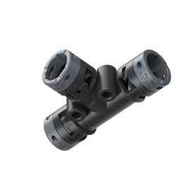 Raccordo T Nero Ip66 10-10-10