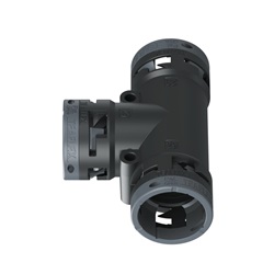 Raccordo T Nero Ip66 29-29-29