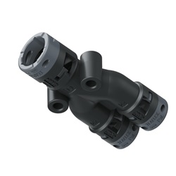 Raccordo Y Nero Ip66 10-07-07