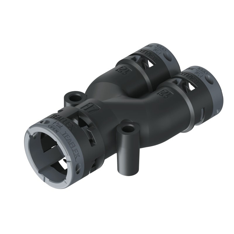 Raccordo Y Nero Ip66 17-12-12