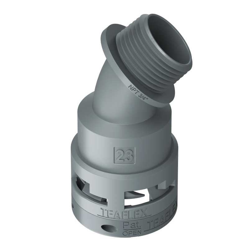 Curva45°Ip66 23Npt 3/4Grigio