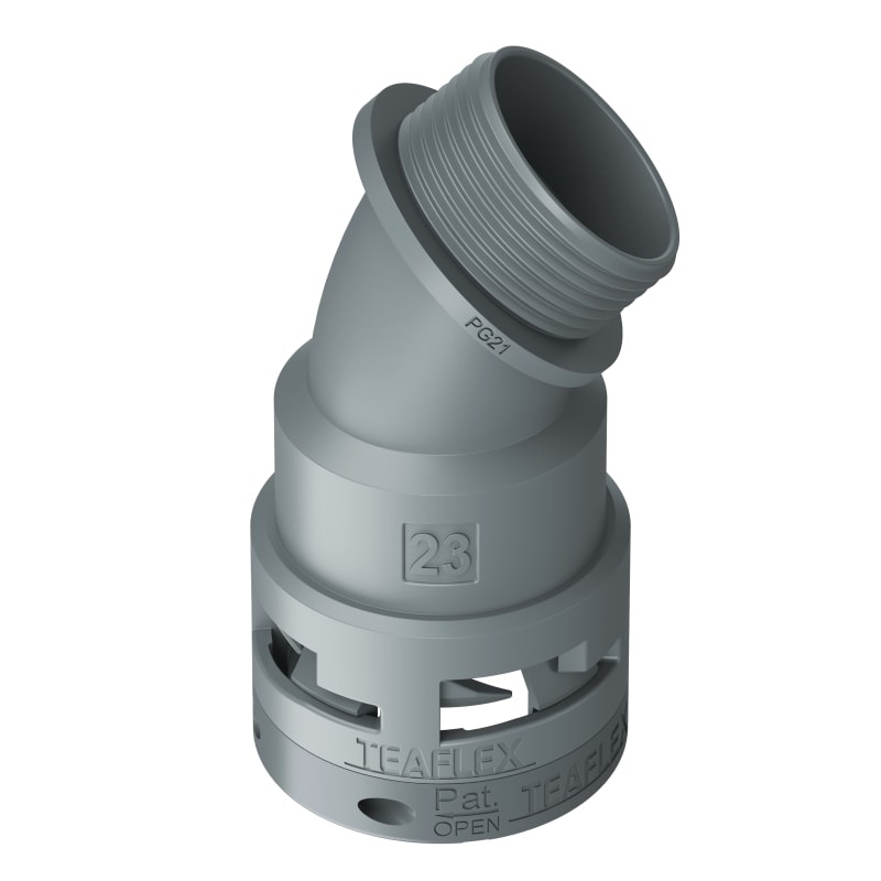 Curva 45°Ip66 Bf23 Pg21 Grigio