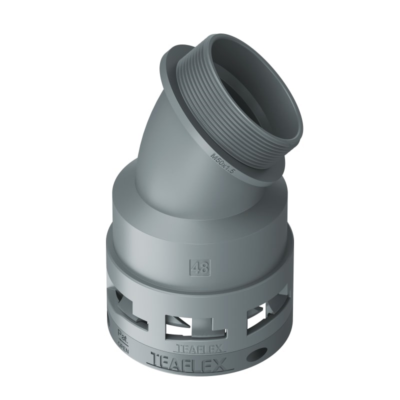 Curva 45°Ip66 Bf48 M50 Grigio