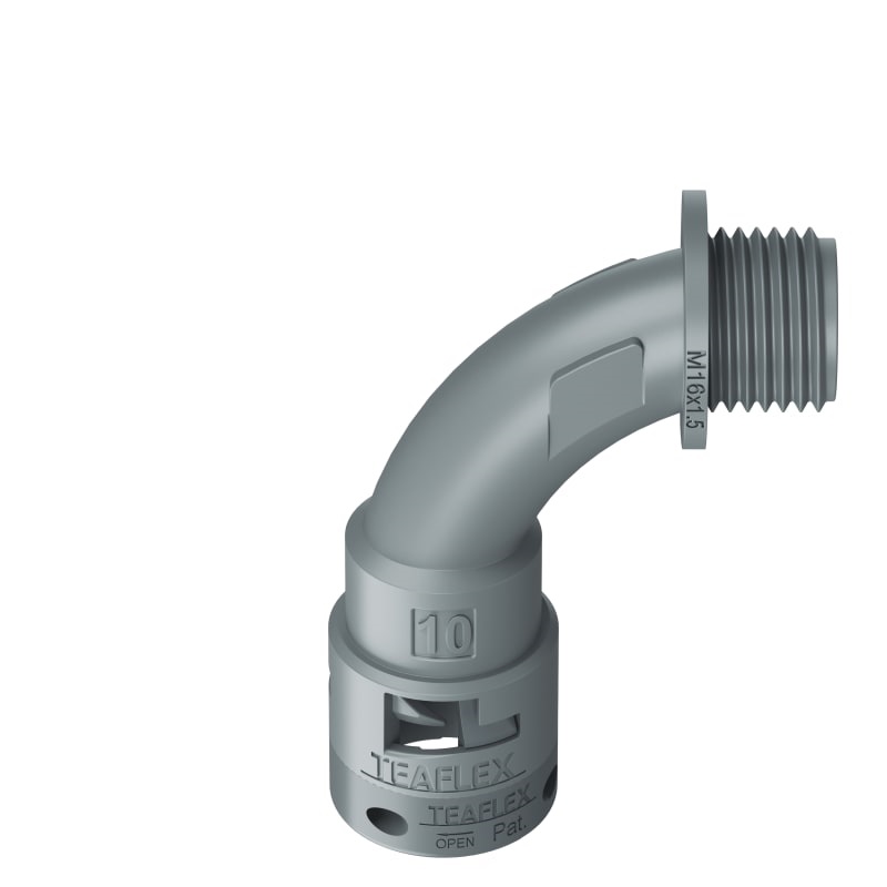 Curva 90°Ip66 Bn10 M16 Grigio