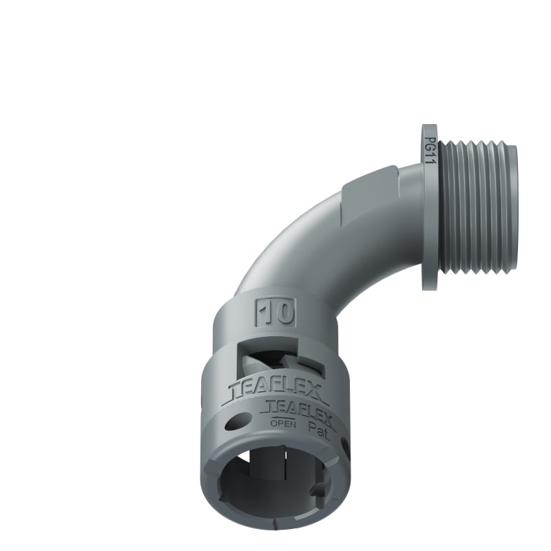 Curva 90°Ip66 Bn10 Pg11 Grigio