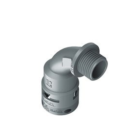 Curva 90°Ip66 Bn12 3/8Grigio