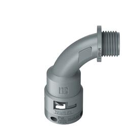 Curva 90°Ip66 Bn12 M16 Grigio