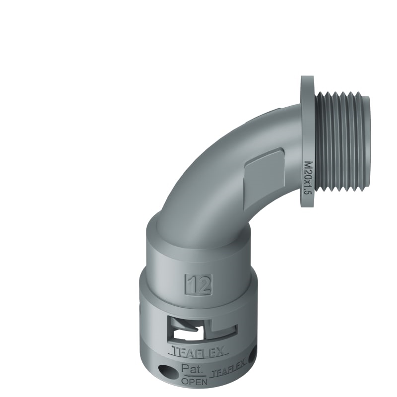 Curva 90°Ip66 Bn12 M20 Grigio