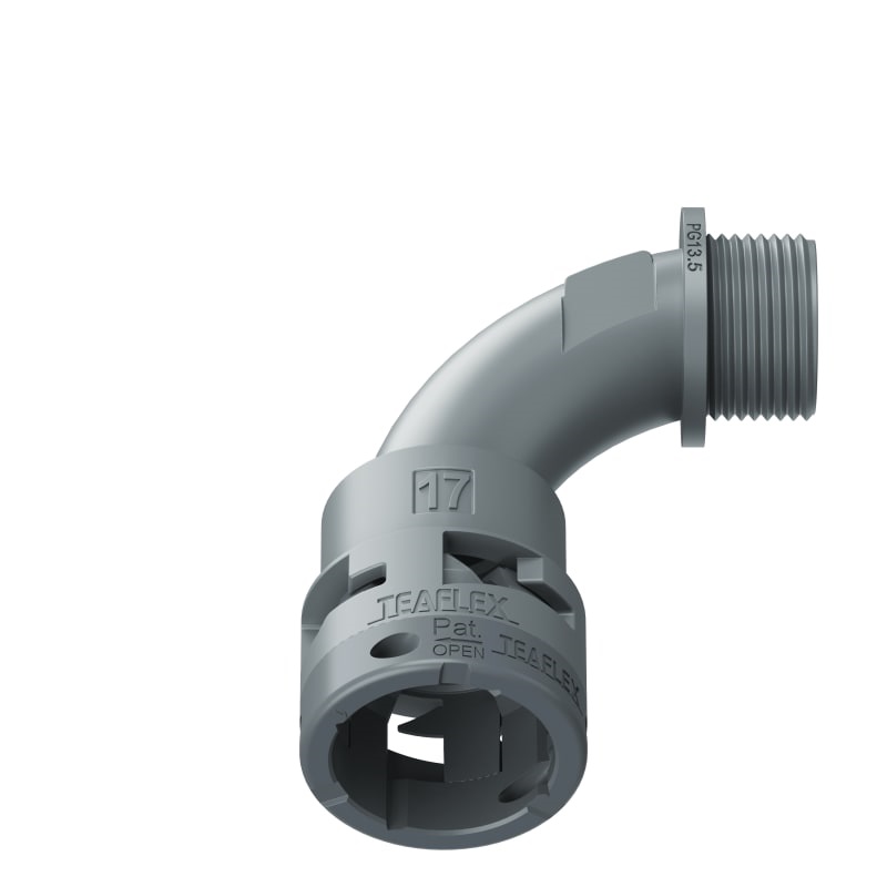 Curva 90°Ip66 Bn17 Pg13 Grigio