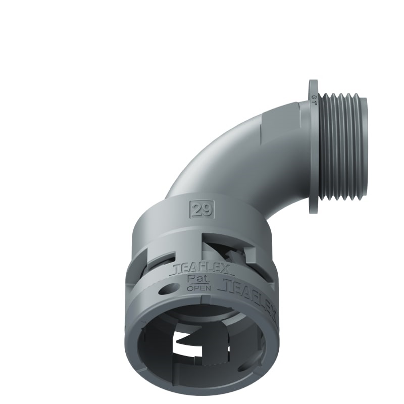 Curva 90°Ip66 Bn29 1 Grigio