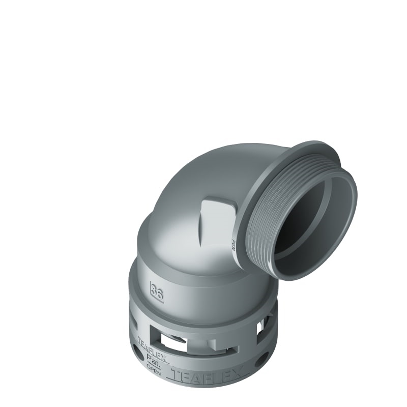 Curva 90°Ip66 Bn36 Pg36 Grigio