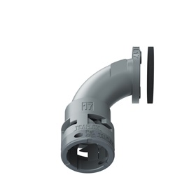 Flangia 90° Ip66 Fl17 Grigio