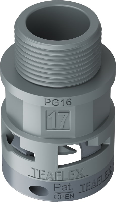 Raccordo Grigio Ip66 Sm17 Pg16