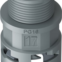 Raccordo Grigio Ip66 Sm17 Pg16