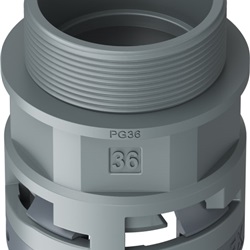 Raccordo Grigio Ip66 Sm36 Pg36