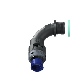 Curva 90°Ip68 Bn10 Pg09 Nero