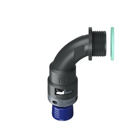 Curva 90°Ip68 Bn12 Pg13 Nero