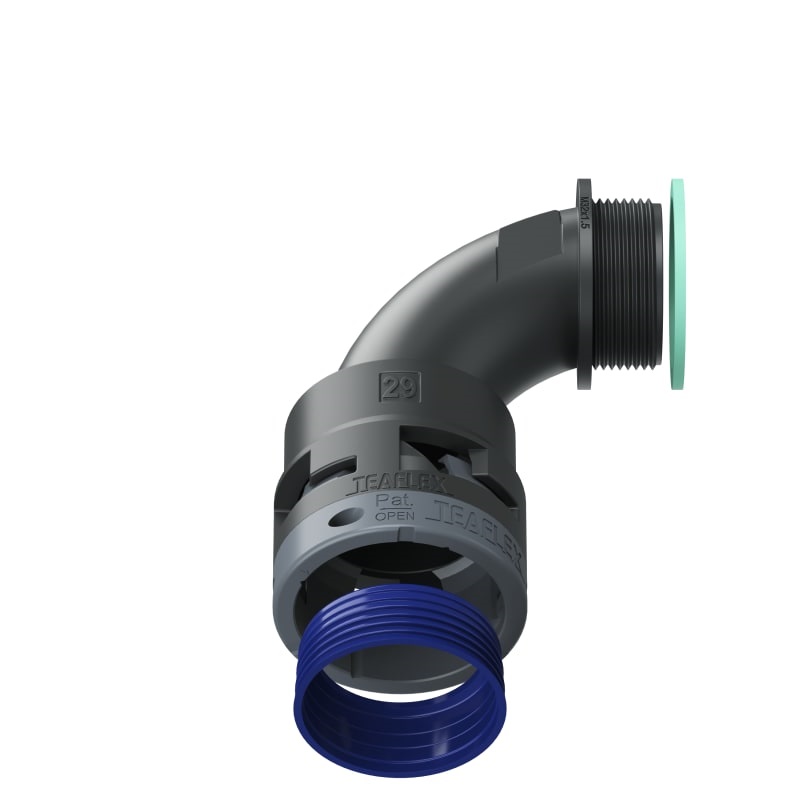 Curva 90°Ip68 Bn29 M32 Nero