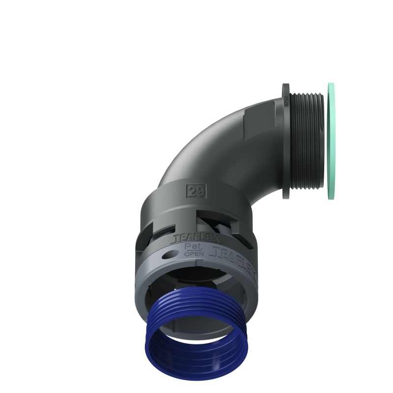 Curva 90°Ip68 Bn29 Pg29 Nero