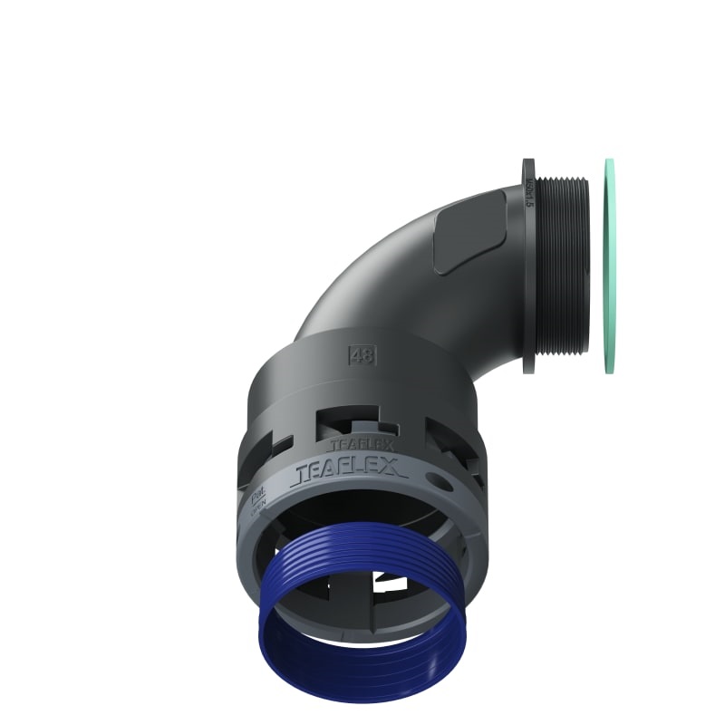 Curva 90°Ip68 Bn48 M50 Nero