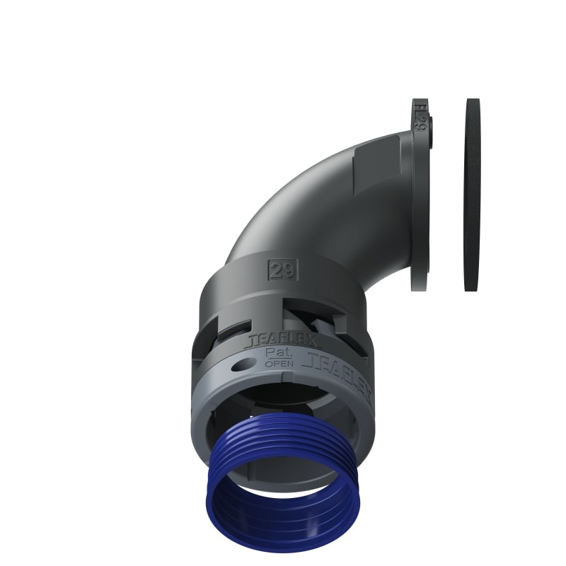 Flangia 90° Ip68 Fl29 Nero