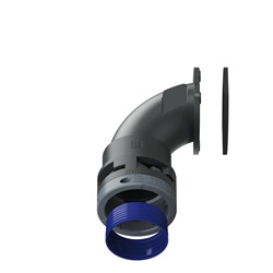 Flangia 90° Ip68 Fl36 Nero