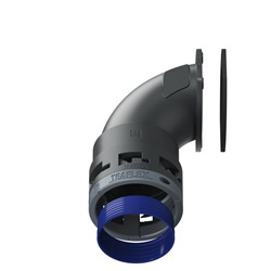 Flangia 90° Ip68 Fl48 Nero