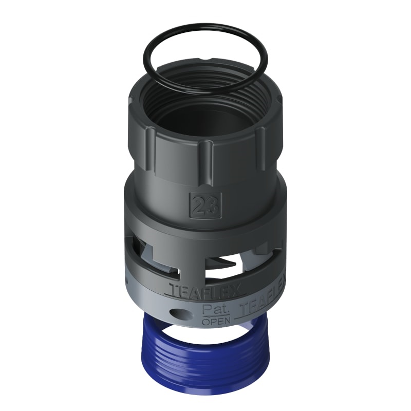 Femmina IP68 Nero Sfmil23 13/16