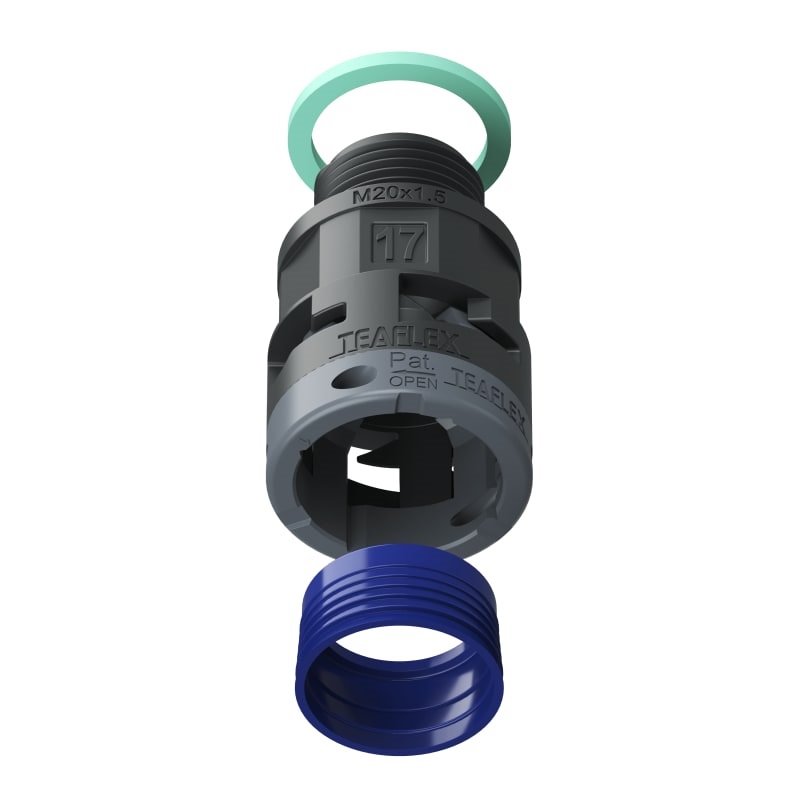 Raccordo Nero Ip68 Sm17 M20X1,5