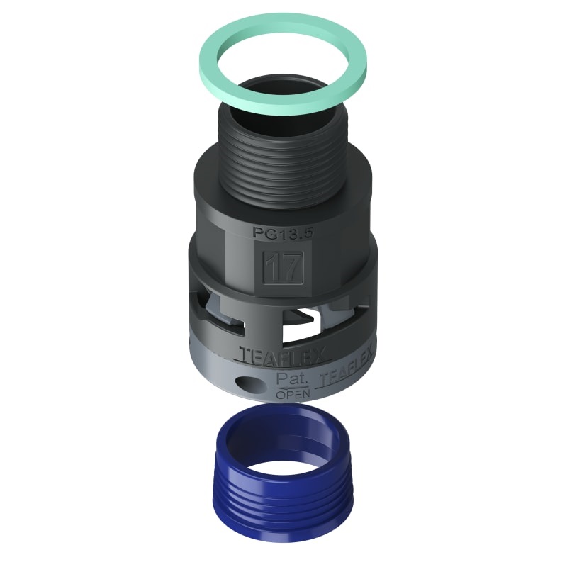 Raccordo Nero Ip68 Sm17 Pg13,5