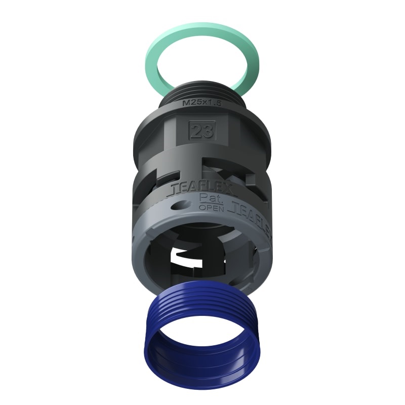 Raccordo Nero Ip68 Sm23 M25X1,5