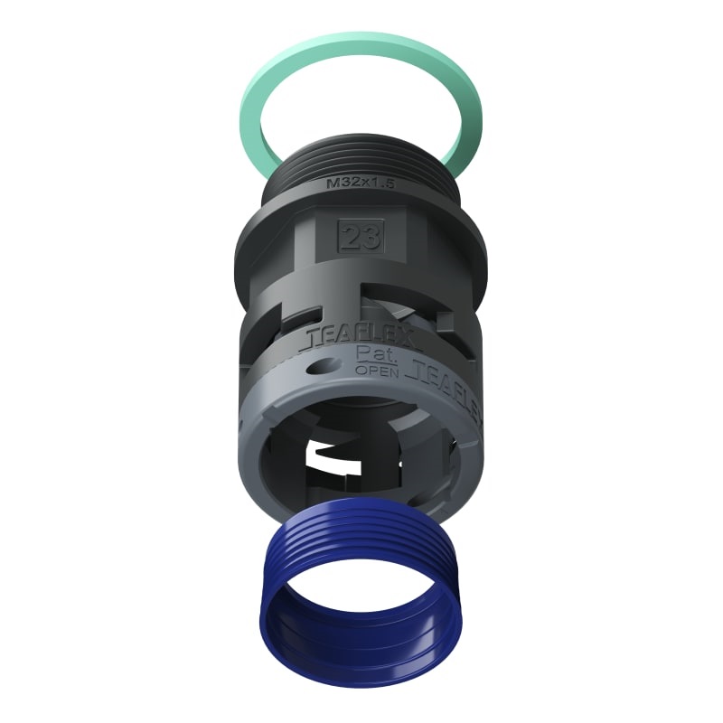 Raccordo Nero Ip68 Sm23 M32X1,5